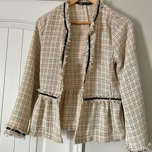 Zara Small Tweed Blazer